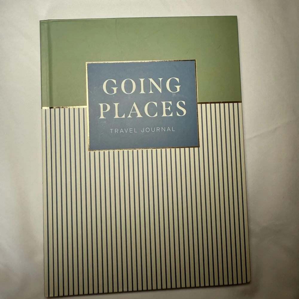 Green Chic International Going Places Travel Journal -Budget & Packing List -NEW